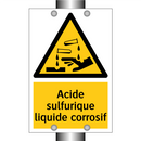 Acide sulfurique liquide corrosif