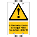 Salle de distribution électrique Accès non autorisé interdit