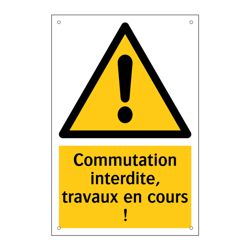 Commutation interdite, travaux en cours !