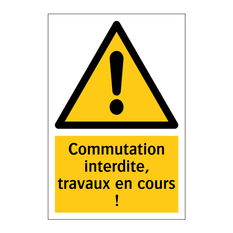 Commutation interdite, travaux en cours !
