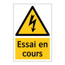 Essai en cours