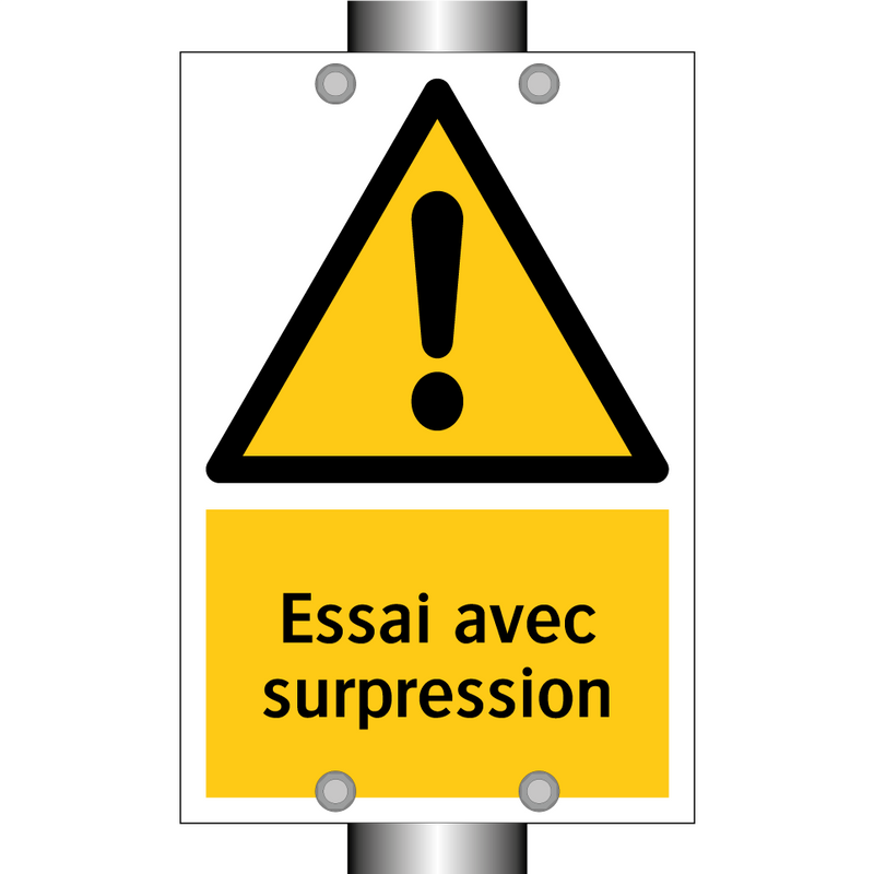 Essai avec surpression