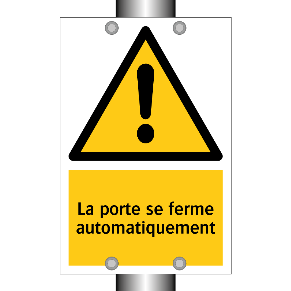 La porte se ferme automatiquement