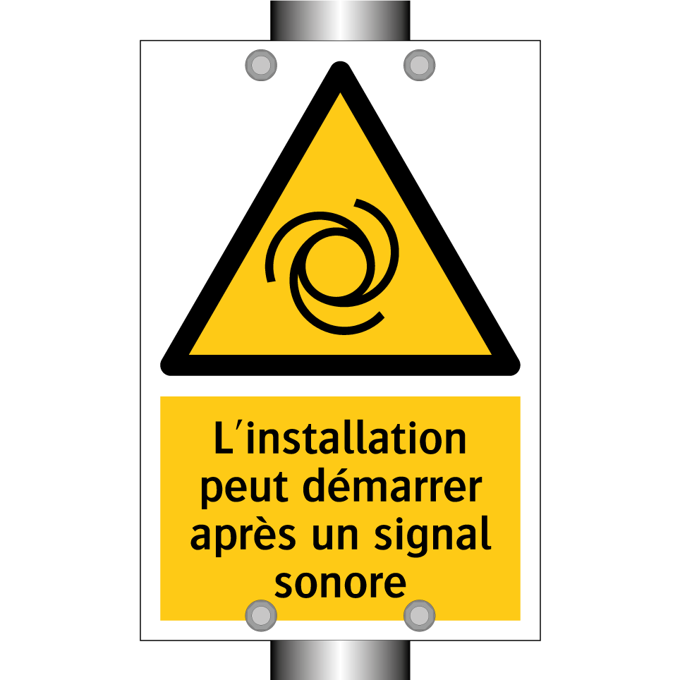 L'installation peut démarrer après un signal sonore