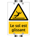 Le sol est glissant