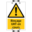 Rinçage UHT en cours