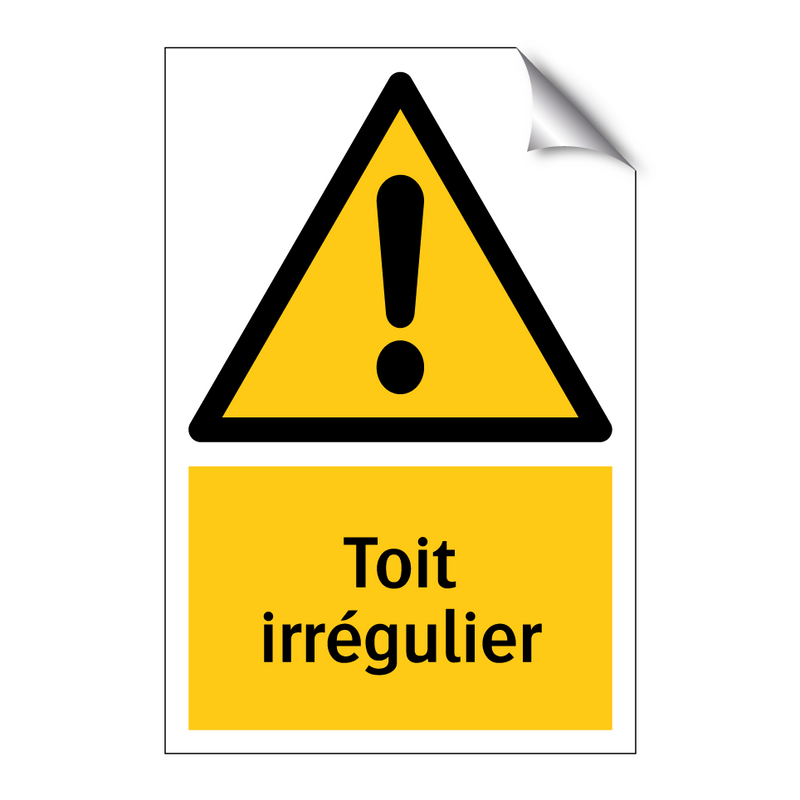 Toit irrégulier