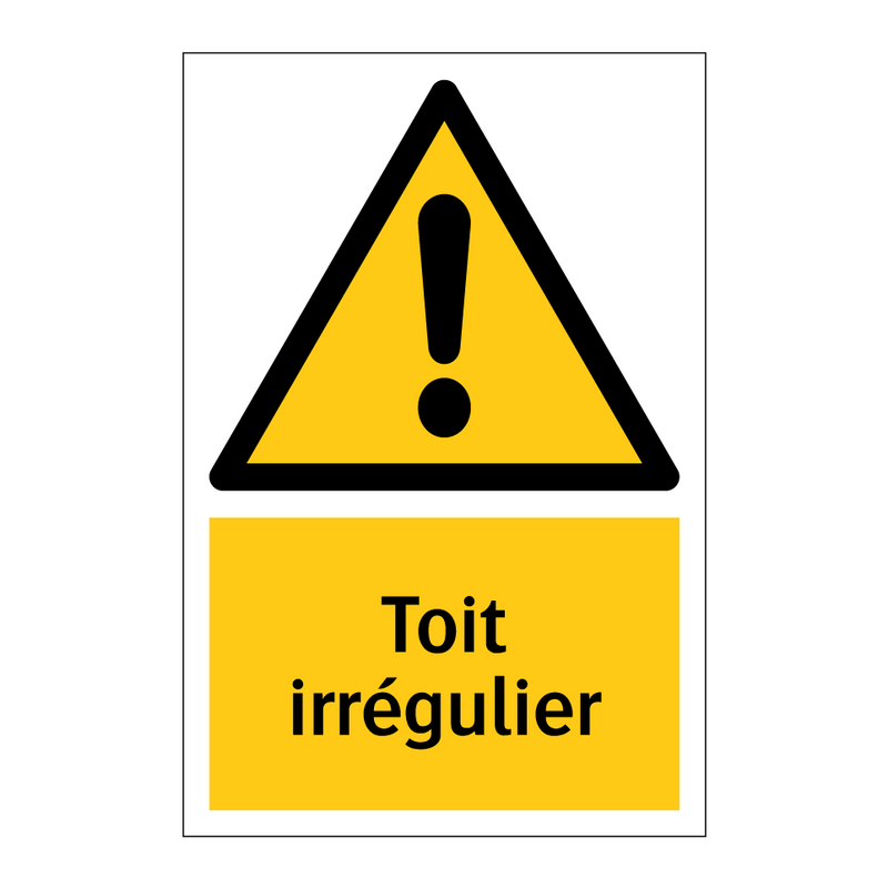 Toit irrégulier