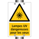 Lampes UV dangereuses pour les yeux