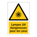 Lampes UV dangereuses pour les yeux