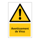 Avertissement de Virus