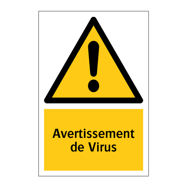 Avertissement de Virus