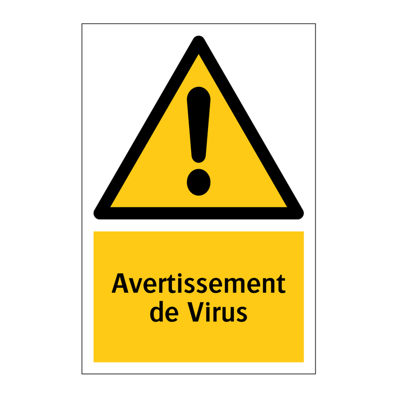 Avertissement de Virus