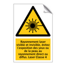 Rayonnement laser visible et invisible, évitez l'exposition des yeux ou de la peau au rayonnement direct ou diffus. Laser Classe 4
