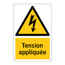 Tension appliquée
