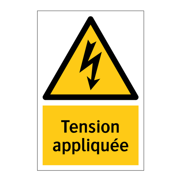 Tension appliquée