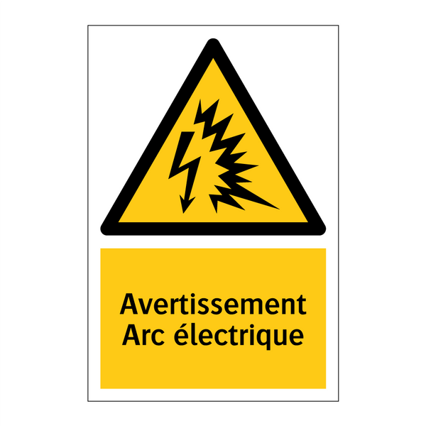 Avertissement Arc électrique