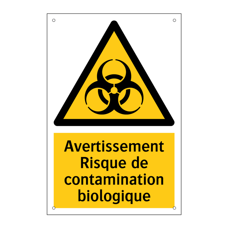 Avertissement Risque de contamination biologique