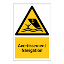 Avertissement Navigation