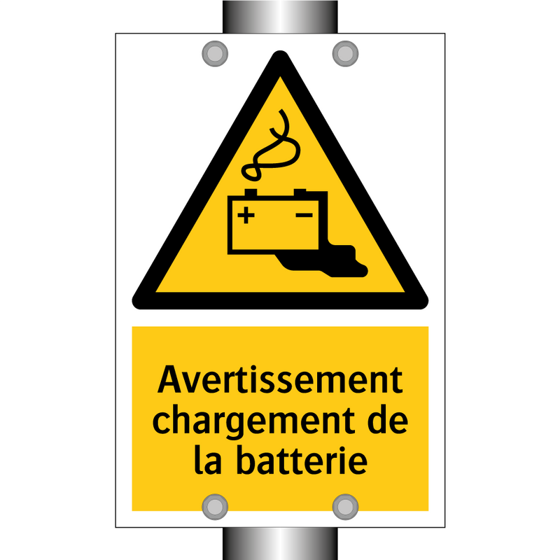 Avertissement chargement de la batterie