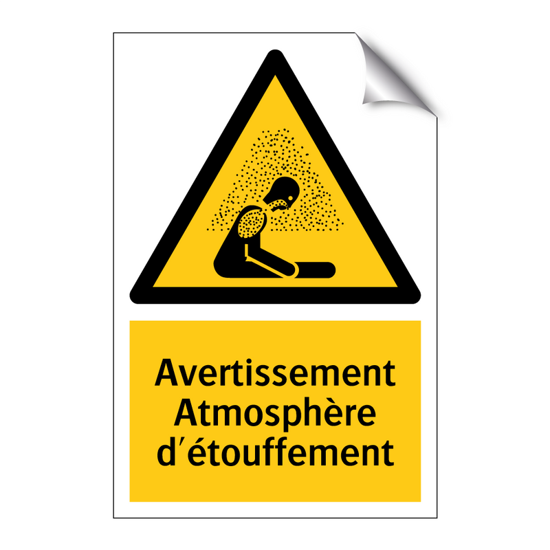 Avertissement Atmosphère d'étouffement