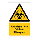 Avertissement Déchets Cliniques