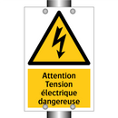 Attention Tension électrique dangereuse