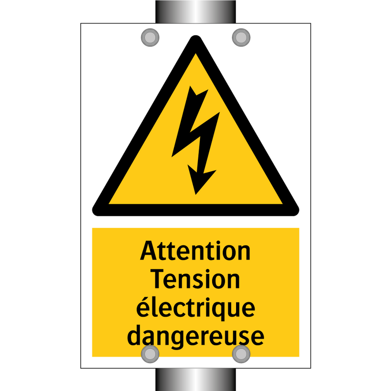 Attention Tension électrique dangereuse