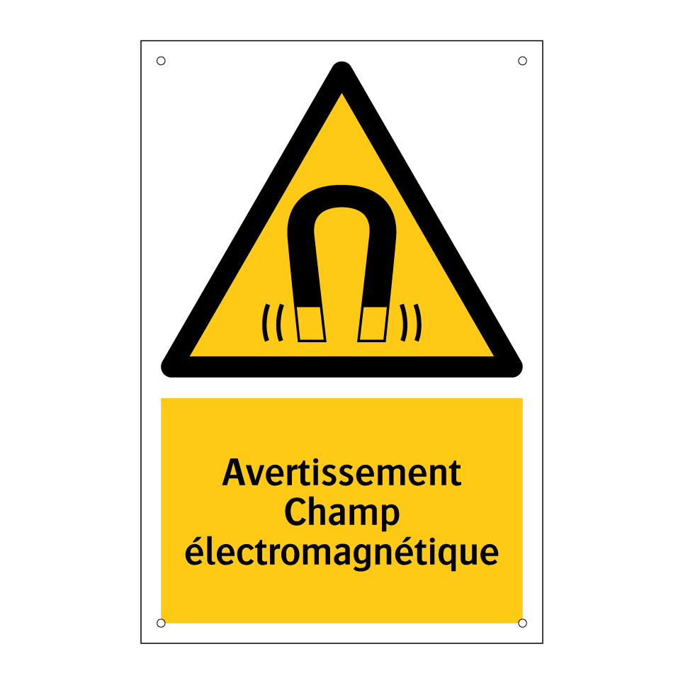 Avertissement Champ électromagnétique