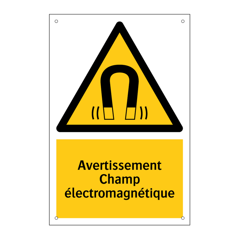 Avertissement Champ électromagnétique