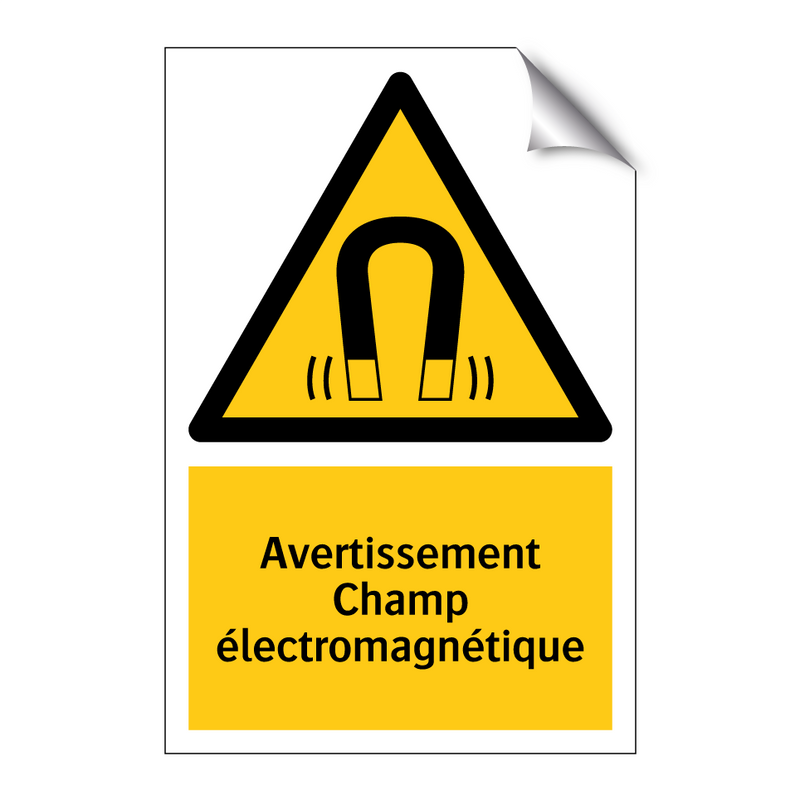 Avertissement Champ électromagnétique