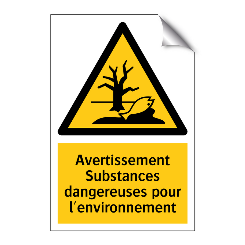 Avertissement Substances dangereuses pour l'environnement