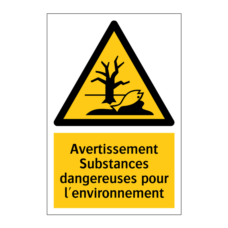 Avertissement Substances dangereuses pour l'environnement
