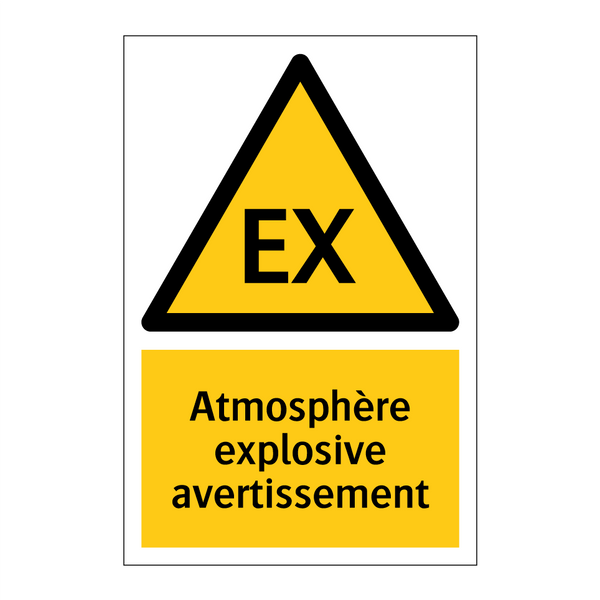 Atmosphère explosive avertissement
