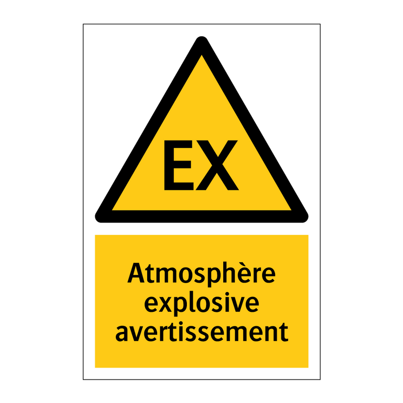 Atmosphère explosive avertissement