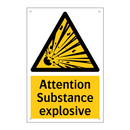 Attention Substance explosive