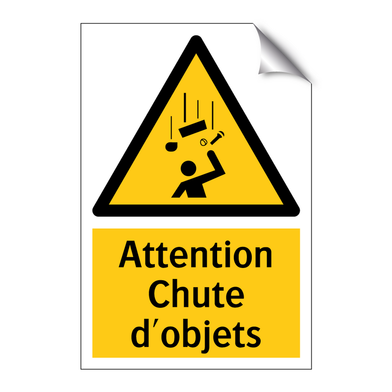 Attention Chute d'objets