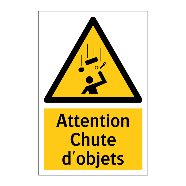 Attention Chute d'objets