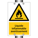 Liquide inflammable avertissement