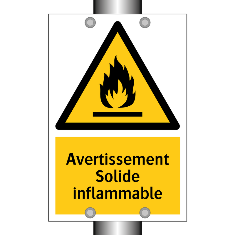 Avertissement Solide inflammable