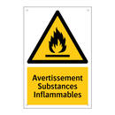 Avertissement Substances Inflammables