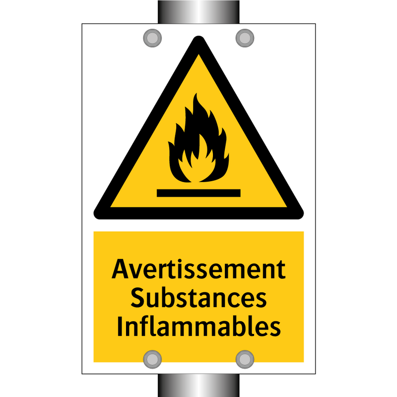 Avertissement Substances Inflammables