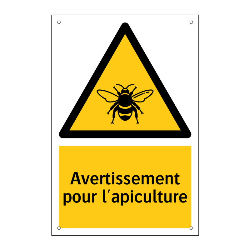 Avertissement pour l'apiculture