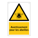 Avertissement pour les abeilles