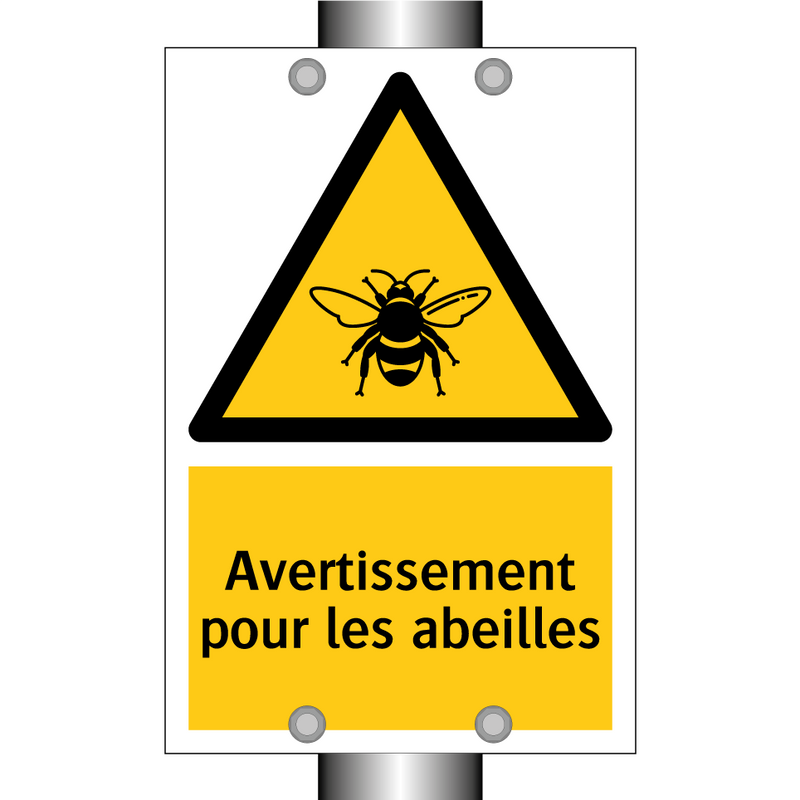 Avertissement pour les abeilles