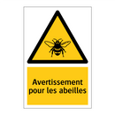 Avertissement pour les abeilles