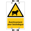 Avertissement pour bouledogue