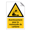 Avertissement pour le monoxyde de carbone