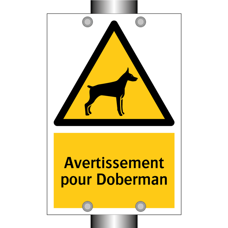 Avertissement pour Doberman