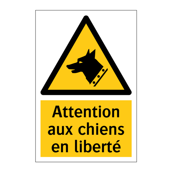 Attention aux chiens en liberté